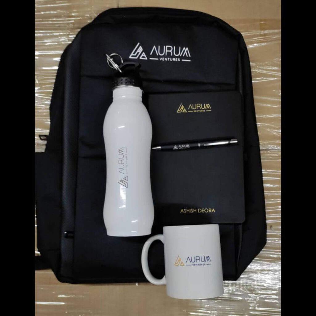 Welcome your Employees with Customized Welcome Kits from Giftana India 1 All in a Backpack Kit 2